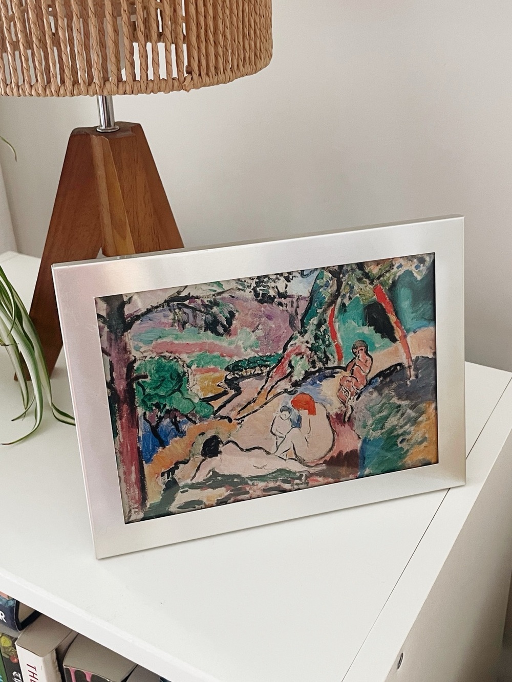 6x8 Small Framed Matisse Art in Silver Frame